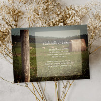 Casamento de Ranch da Fazenda Verde Salva a Data