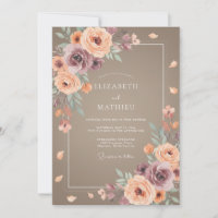 Casamento de Ranúnculo Eucalipto Terracota Bege