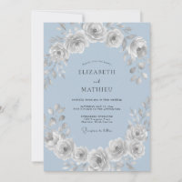 Casamento de Ranunculus Eucalipto Azul Geado