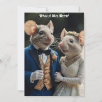 Casamento de Ratos Recém-Casados Fofos