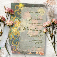 Casamento de Renovação do Rococo Floral Moody Vint
