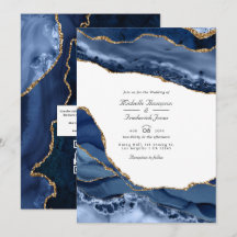 Casamento de RSVP com Código QR de Pedra Ágata Dou