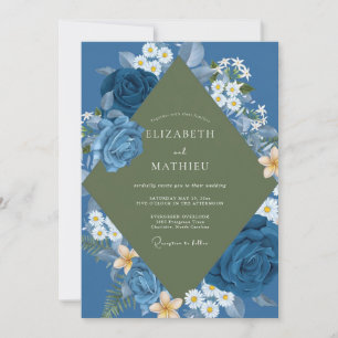 Convites Casamento de Safira Oliva Margarida Eucalipto