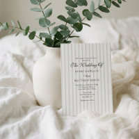 Casamento de Sage Style Club Striped Country