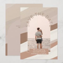 Convites Casamento de Save The Dates de Foto Moderna