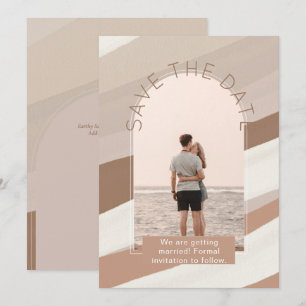 Convites Casamento de Save The Dates de Foto Moderna