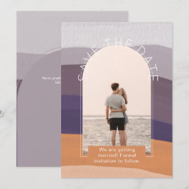 Convites Casamento de Save The Dates de Foto Moderna