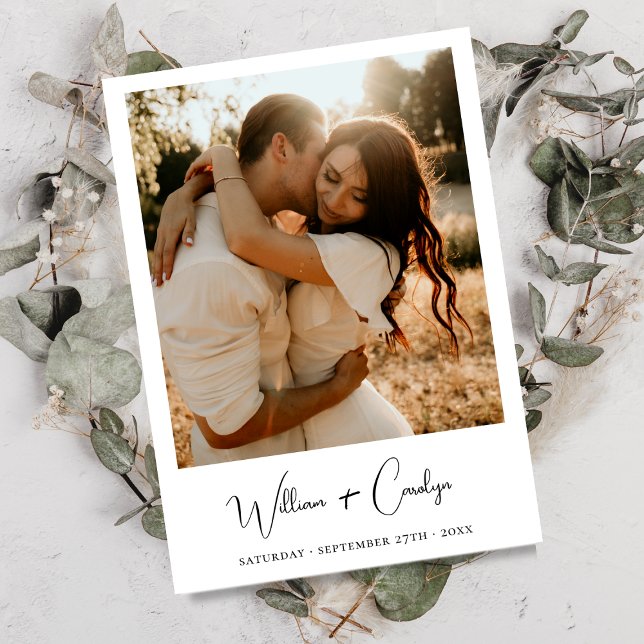 Convites Casamento de Script Clássico de Caligrafia (Criador carregado)