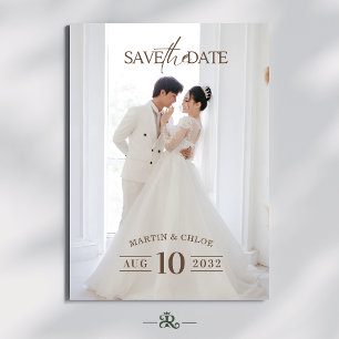 Convites Casamento de Script Romântico Minimalista Moderno