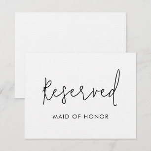 Convites Casamento de Sinal de Reserva Mínima de Script Mod
