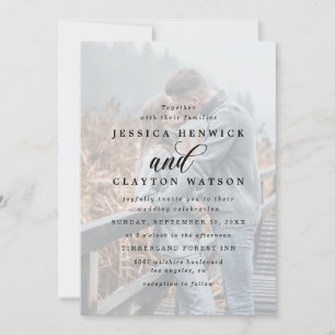 Convites Casamento De Sobreposição De Vellum Vellum, Elegan