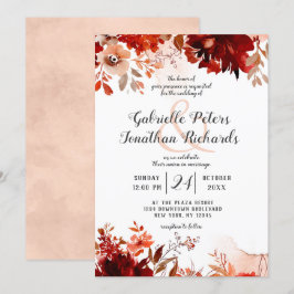 Convites Casamento de Soldadura por Aquarela Rustic Beauty 