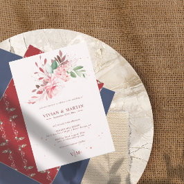 Convites Casamento de Sonho Rosa Sakura sem imperfeições