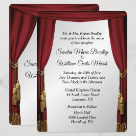 Convites Casamento de Tema de Tela Silver