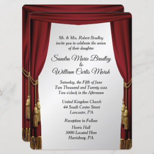 Convites Casamento de Tema de Tela Silver