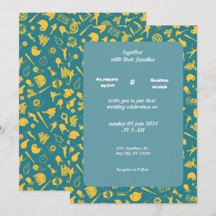 Convites Casamento de Tema do Amor com Baseball