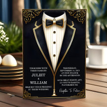 Casamento de Tempos Negros Tuxedo