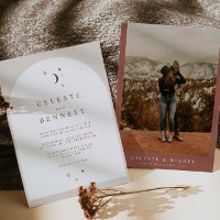 Casamento de Terracotta Boho Moon & Stars