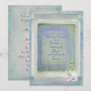 Convites Casamento de Textura Vintage