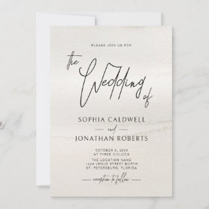 Convites Casamento de Tons Terrestres com Script Manuscrito