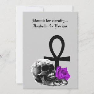 Convites Casamento de Vampiro Gótico do Amor Eterno