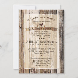 Convites Casamento De Vane Com Urso De Madeira Rústica