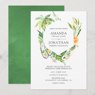 Convites Casamento de Verão