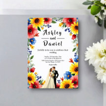 Casamento de Verão de Casal de Jardim Floral em Aq