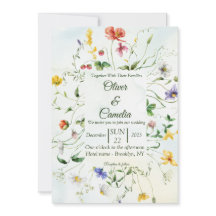 Casamento de Verão de Flor Russo Verde e Branco