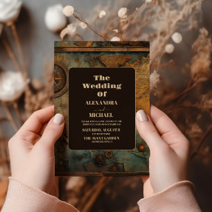 Convites Casamento de Viagem de Mapa de Água