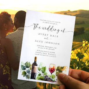 Convites Casamento de Vinhos Aquáticos