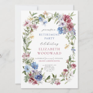 Convites Casamento de Wreath de Berdflower Wildflower