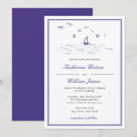 Casamento de Yacht Club Mínimo Elegante de Impress