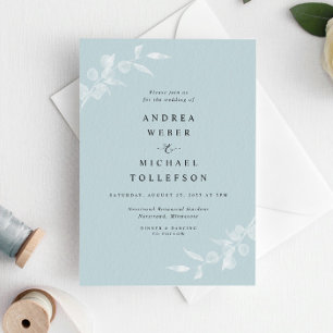 Convites Casamento Delicado De Aqua Aqua, Turquoise De Vidr