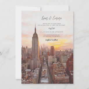 Convites Casamento Delicado em Nova York
