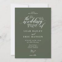 Casamento Desenho Da Mão Do Branch Da Oliva