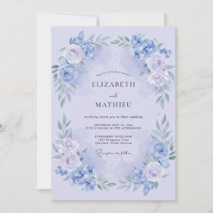 Convites Casamento Deslumbrante de Lavanda na Primavera
