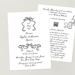 Convites Casamento Detalhado da Faixa de Portas Retroativa 