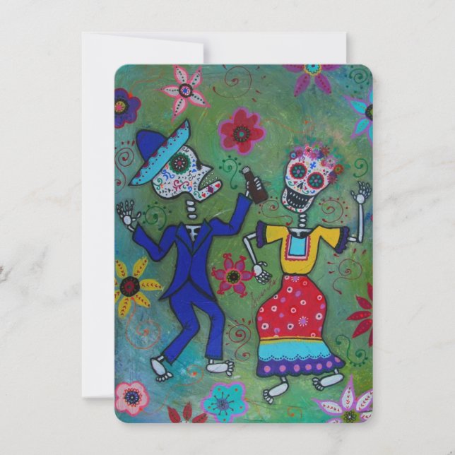 CONVITES CASAMENTO DIA DE LOS MUERTOS (Frente)