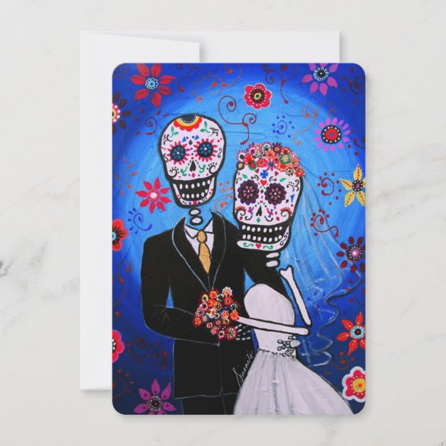CONVITES CASAMENTO DIA DE LOS MUERTOS (Frente)