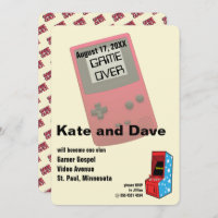 Casamento Divertido de um Vídeo Game Fantástico