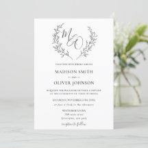 Casamento do Branch Laurel Modern Haute Monogramme