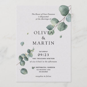 Convites Casamento do Eucalyptus Branch