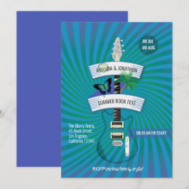 Convites Casamento do Festival Summer Rock
