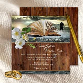 Convites Casamento do Livro da Biblioteca da História do Am