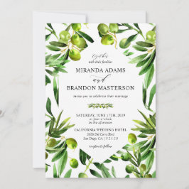 Convites Casamento do País Elegante Greenery Boho