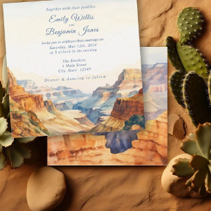 Convites Casamento do Parque Nacional do Deserto do Canyon