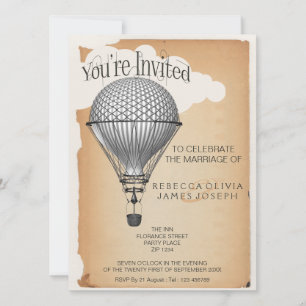 Convites Casamento do Partido da Recepção de Balões de A