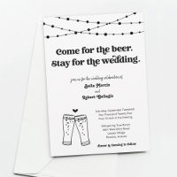 Casamento do Tema da Cerveja Engraçado
