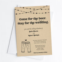 Casamento do Tema da Cerveja Engraçado